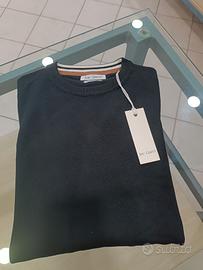 Maglione uomo girocollo nero J.Garet