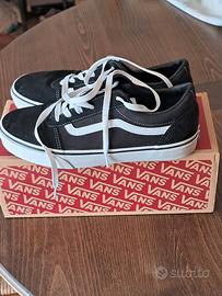 Vans Ward, Bianco/Nero, Taglia 39, Usate pochissim