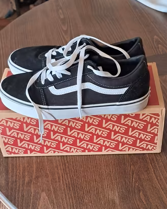 Vans Ward, Bianco/Nero, Taglia 39, Usate pochissim