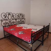Letto in ferro battuto vintage