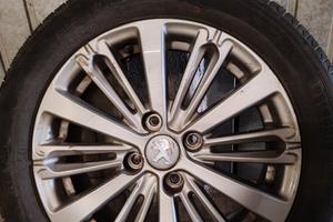 Cerchi lega 16" originali Peugeot +gomme 195 55 16