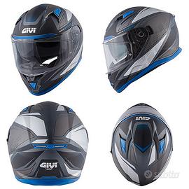 CASCO INTEGRALE MOTO GIVI 50.6 FOLLOW BLU OPACO