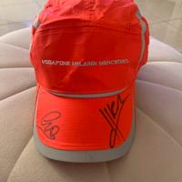 Cappello autografato Lewis Hamilton e Kovalainen