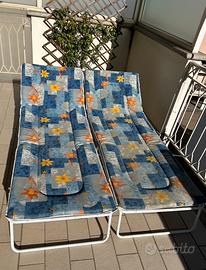 2 Lettini prendisole Bica Confort 3G cotone