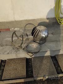 comignolo girevole in acciaio inox