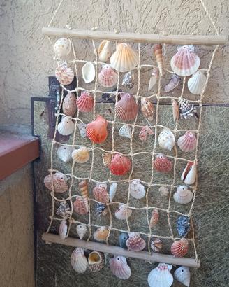 ornamento decorativo appeso conchiglie