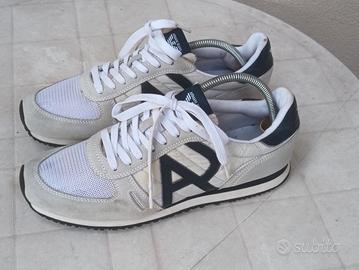 Armani Jeans - Sneakers Uomo Pelle e Tessuto - 44