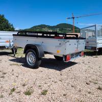 Carrello rimorchio auto con coperchio