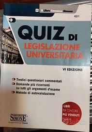 Manuale Quiz di Legislazione Universitaria