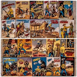 Lotto 20 Tex anni 70-90 in blocco 