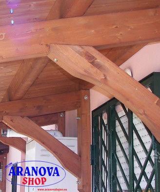 Braccio per pensilina in legno per finestre