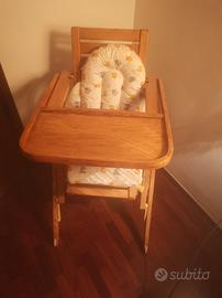 seggiolino bambini in legno