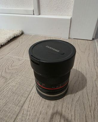 Obiettivo Fisheye Samyang f2.8