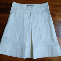 Gonna cotone bianco Zara Basic
