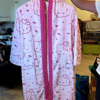 Accappatoio Hello Kitty rosa