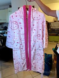 Accappatoio Hello Kitty rosa