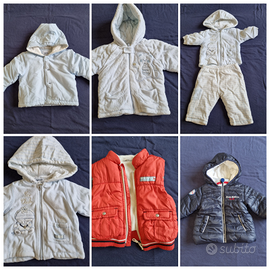 Varie giacche invernali per neonato