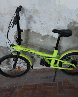 Bici B-twin pieghevole 