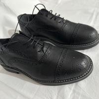 Mocassini Scarpe in pelle Tg. 41 suola gomma