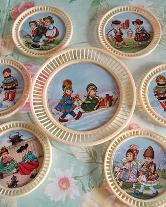 Sottobicchieri vintage anni 60
