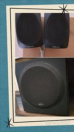 Subwoofer con canale centrale e satelliti