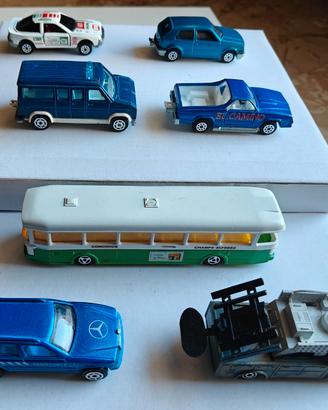 Lotto 7 Auto Vintage "Majorette" anni ‘80 die-cast