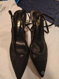 scarpe donna tacco nere taglia 39