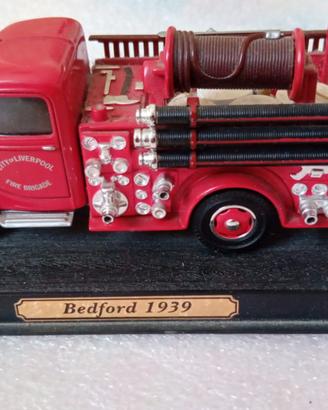 Modellino Camion Vigili del Fuoco Bedford 1939