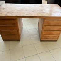 Scrivania In Legno Vintage Anni '60