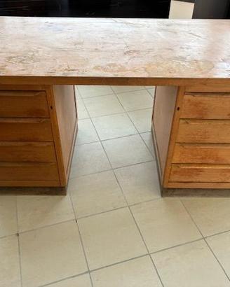 Scrivania In Legno Vintage Anni '60