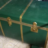 Baule vintage verde