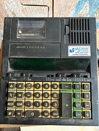 Calcolatrice vintage Olivetti Logos 62 con stampa