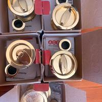 Maniglia ad incasso in ottone AGB x 5