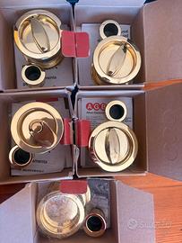 Maniglia ad incasso in ottone AGB x 5