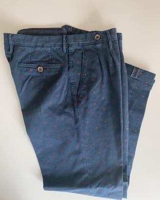 Pantaloni GTA tg. 50 blu (microfantasia)