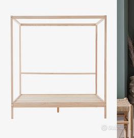 Letto baldacchino per materasso 160x200