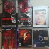 Lotto giochi resident evil per playstation