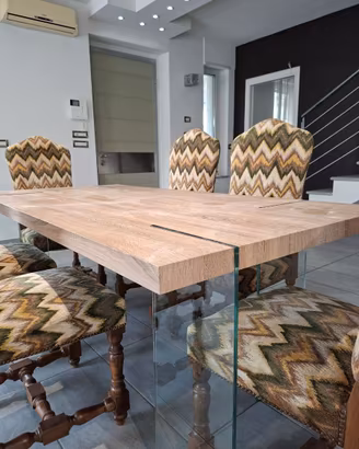 Set sedie vintage in legno massello