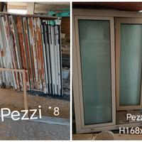 Finestre con telaio in alluminio 