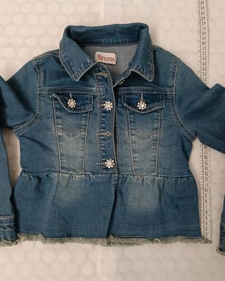 giacca jeans bimba 