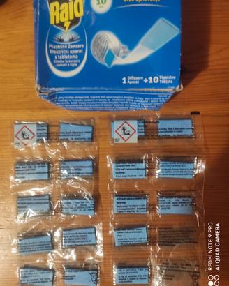 18 Piastrine Anti-Zanzare RAID