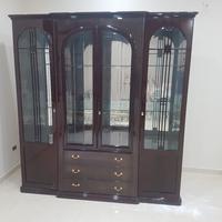 Credenza alta in mogano