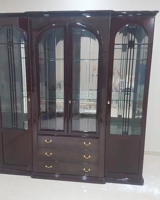 Credenza alta in mogano