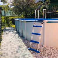 Piscina fuori terra  in acciaio Gre.