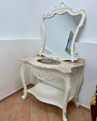 lavabo in stile shabby arredo bagno