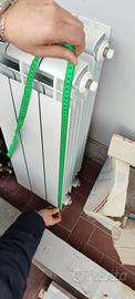 2 radiatori riscaldamento alluminio a 3 elementi 