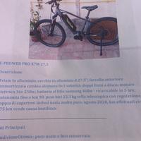 Bici E-PROWER PRO X7M 27,5