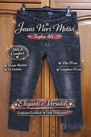Jeans neri Motivi donna taglia 46