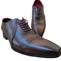 Eleganti Mocassini Oxford Brecos in vera Pelle