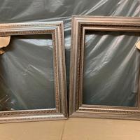 Coppia di cornici legno vuote stile neoclassico